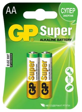 Элементы питания для фотовспышки GP Super Alkaline AA/LR6