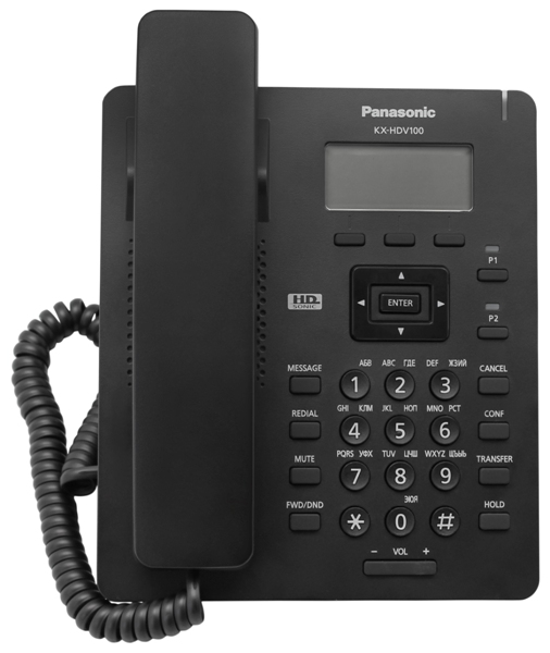 лучший офисный ip телефон - Panasonic KX-HDV100RUB