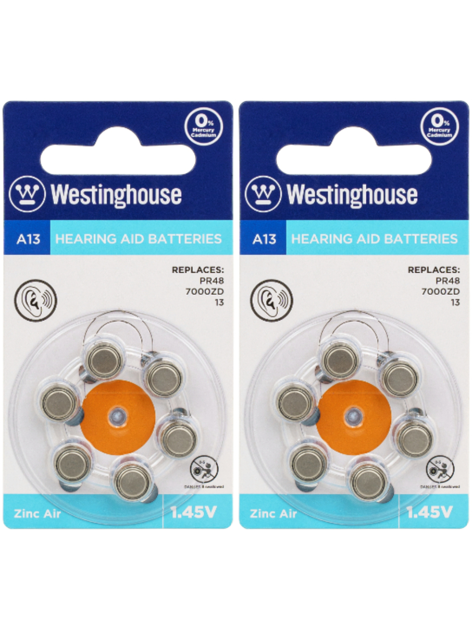 батарейка Westinghouse ZA13/PR48 12шт. 