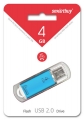флешка USB SmartBuy V-Cut 4GB blue