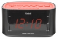 электронные часы настольные Uniel UTR-33 black/red