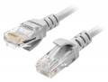 патч-корд ATcom UTP, 5 m, литой, RJ45, Cat.5e серый