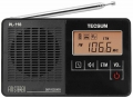 миниатюрный радиоприемник с часами Tecsun PL-118 black
