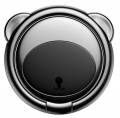 попсокет на телефон Baseus Bear Finger Metal Ring Grip Stand Holder black