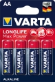 батарейки (4 шт.) Varta LR6/AA LONGLIFE Max Power-4BL 