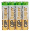 батарейки (4 шт.) GP LR03/AAA Super Alkaline 24ARS-2SB4 