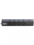 сетевой фильтр Bestek EU power strip MRJ4402 black