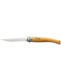 складной нож Opinel №10 филейный Stainless Steel бук