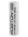 литий фосфатный аккумулятор Robiton LiFe14500 600mAh без защиты 