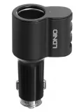 автомобильное зарядное устройство LDNIO АЗУ CM11 3USB*5,1A + Lightning cable black
