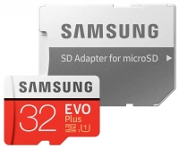 карта памяти Samsung 32Gb microSDHC  Class 10 EVO PLUS