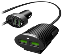 автомобильное зарядное устройство LDNIO Двойное АЗУ C502 4USB*5,1A