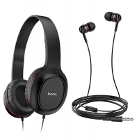 набор наушников для телефона Hoco W24 Enlighten headphones with mic set