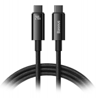 кабель для быстрой зарядки Baseus Tungsten Gold Fast Charging Data Cable Type-C to Type-C 240W 2m