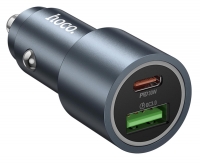 быстрая зарядка для телефона в машину Hoco Z60 Bloom 48W dual-port PD30W+QC3.0 multi-protocol