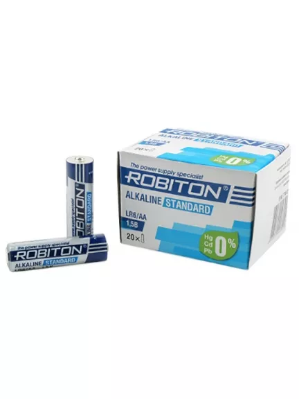 батарейки (20 шт.) Robiton STANDARD LR6/AA-BULK20