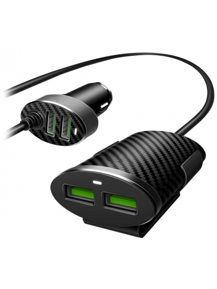 автомобильное зарядное устройство LDNIO Двойное АЗУ C502 4USB*5,1A