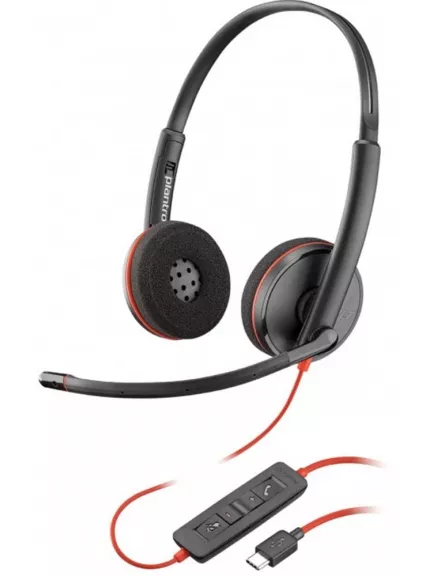 Наушники USB type C Plantronics BlackWire C3220-C (PL-C3220-C)