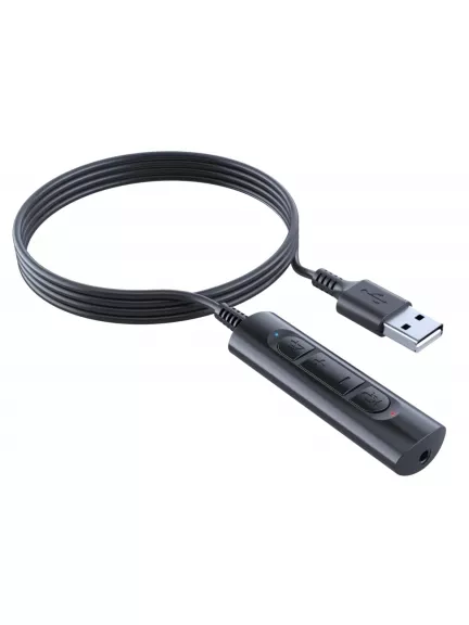 адаптер-переходник Accutone AU8250 USB-3.5 мм