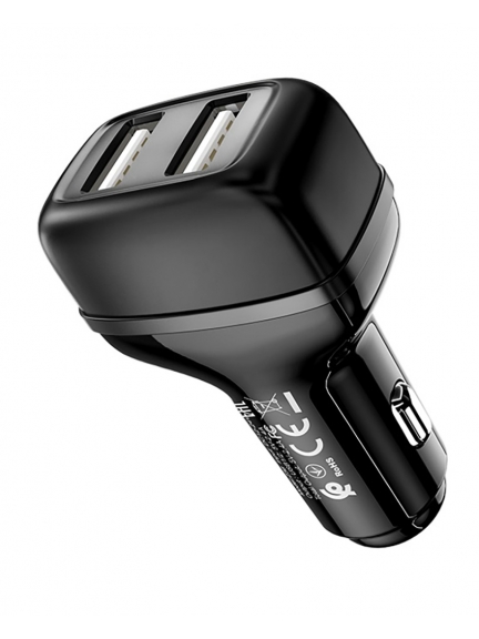 автомобильное зарядное устройство Hoco Z36 Leader 2USB 2.4A