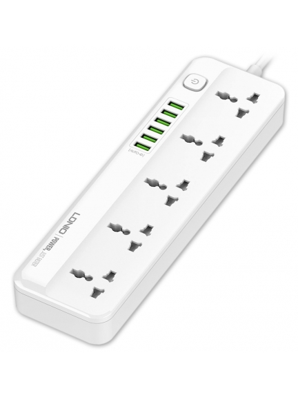 сетевой фильтр LDNIO SC5614 6USB*5 розеток 2м