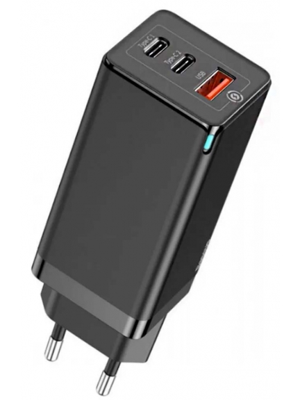 быстрая зарядка для смартфона и ноутбука Baseus GaN3 Pro Fast Charger 2C+U 65W