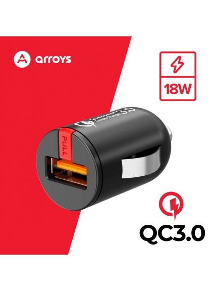 автомобильное зарядное устройство для смартфона Arroys CR-1