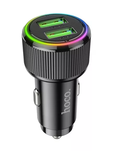 автомобильное зарядное устройство Hoco NZ14 Guerrero 36W dual-port car charger