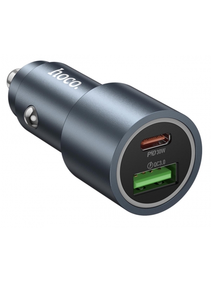 быстрая зарядка для телефона в машину Hoco Z60 Bloom 48W dual-port PD30W+QC3.0 multi-protocol