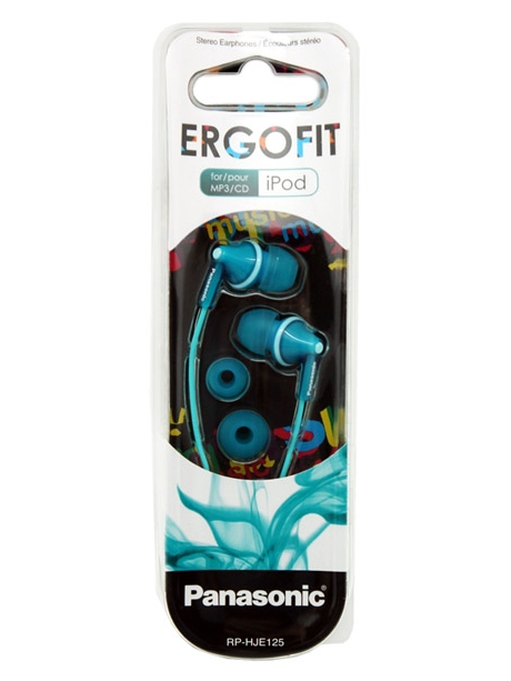 наушники Panasonic RP-HJE125E blue green