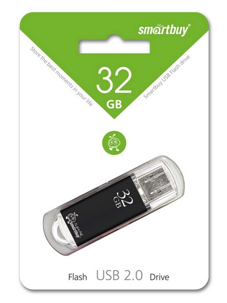флешка USB SmartBuy V-Cut 32GB black