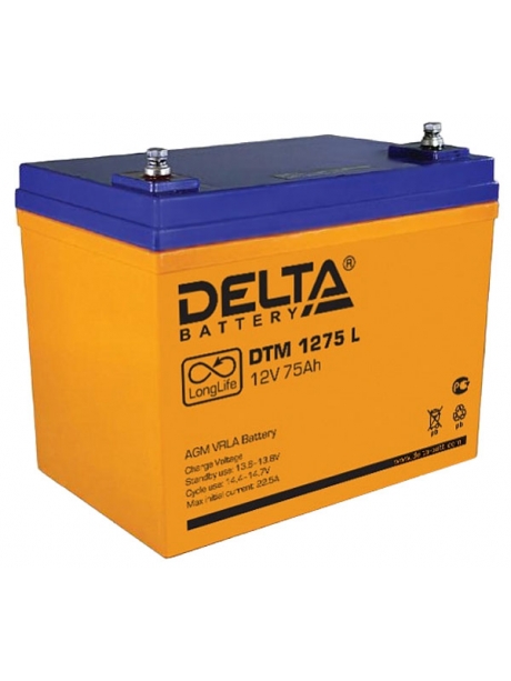 аккумулятор Delta DTM 1275 L 
