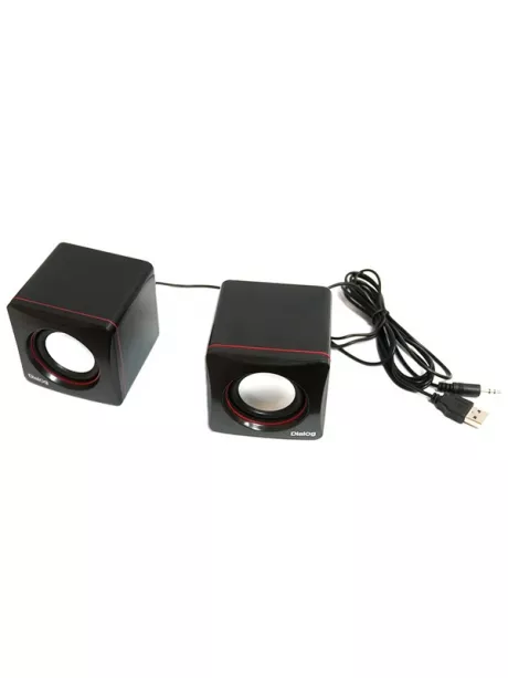 колонки Dialog Colibri AC-04UP black/red