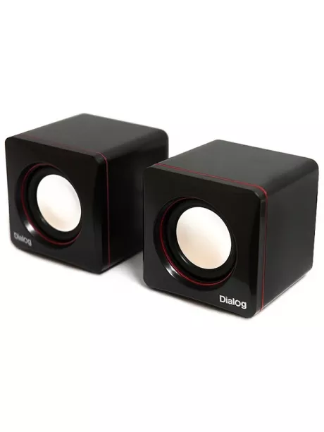 колонки Dialog Colibri AC-04UP black/red