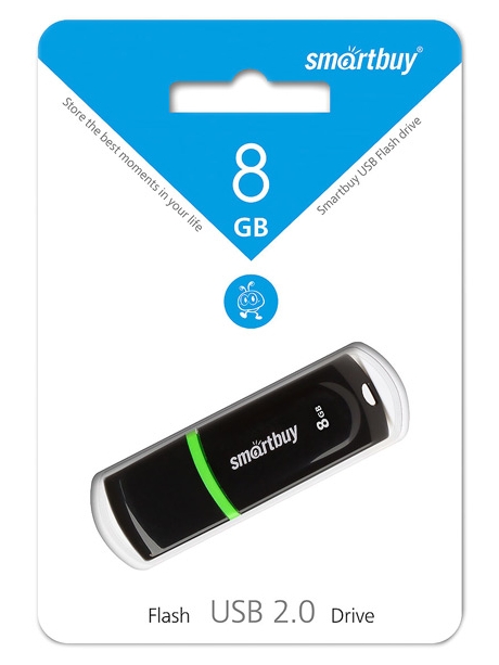 флешка USB SmartBuy Paean 8GB black