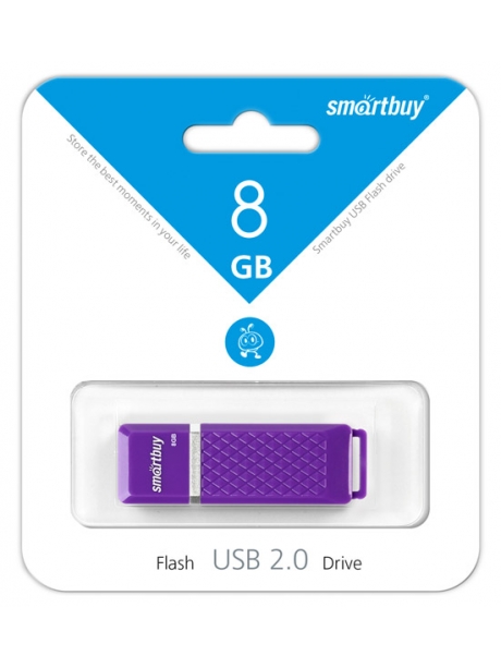 флешка USB SmartBuy Quartz series 8Gb violet