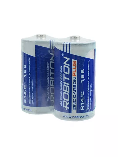батарейки (2 шт.) Robiton PLUS R14/C-SR2 