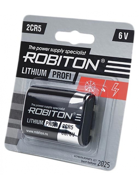 батарейка для вспышки Robiton 2CR5 PROFI-BL1 