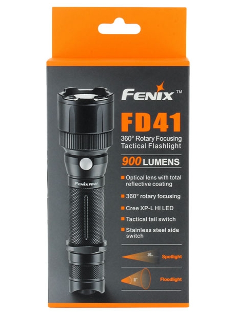 светодиодный фонарь с регулировкой фокуса Fenix FD41 XP-L HI 