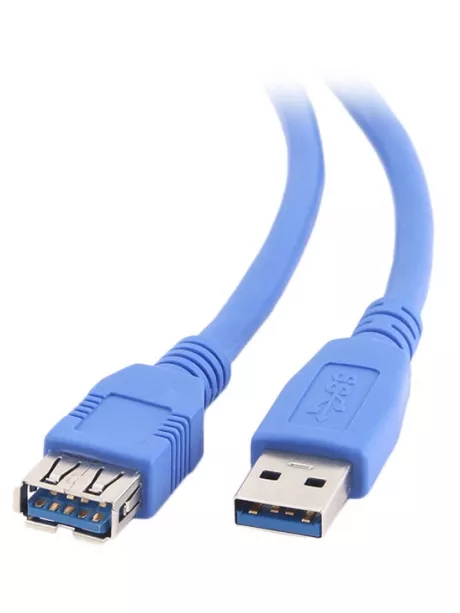 удлинитель Gembird AM-AF 1.8м USB3.0 PRO (CCP-USB3-AMAF-6) синий