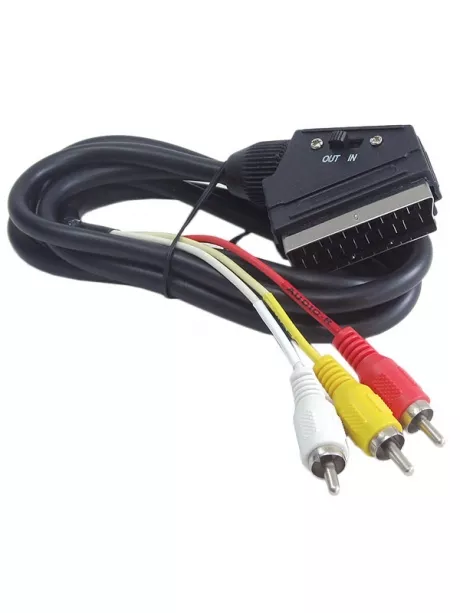 кабель Gembird SCART/3xRCA 1,8 m (CCV-519-001) 