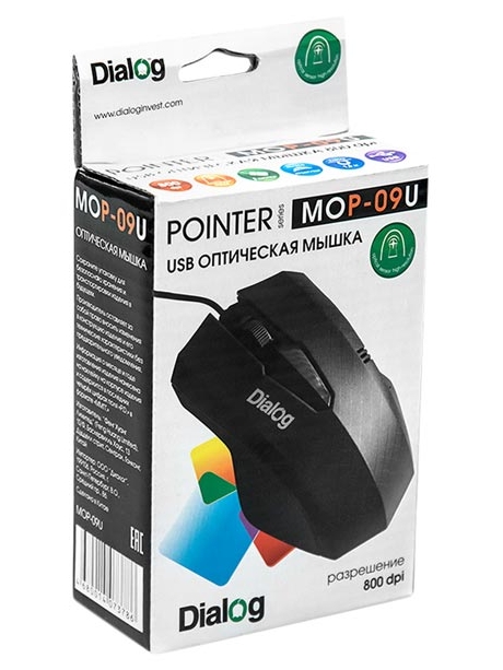 мышь компьютерная Dialog MOP-09U black