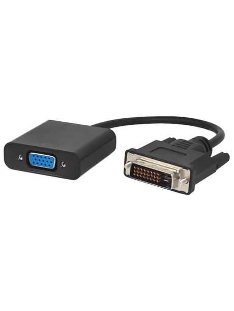 адаптер Cablexpert DVI-D-VGA, 25M/15F, 0.2м black