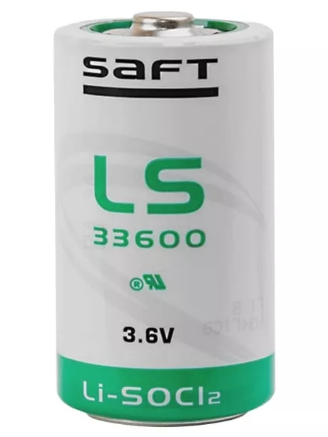 литиевая батарейка для счётчика Saft LS 33600 (D) 