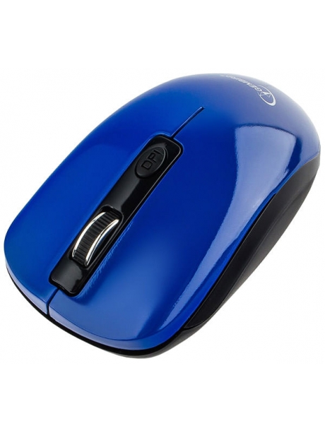 бесшумная беспроводная мышь Gembird MUSW-400 blue