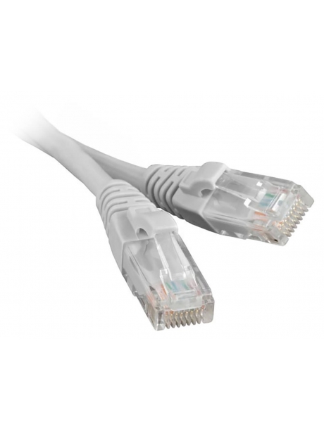 патч-корд ATcom UTP, 7,5 m, литой, RJ45, Cat.5e серый