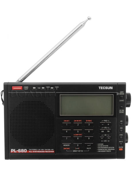Цифровой радиоприемник с авиадиапазоном Tecsun PL-680 (export version) black