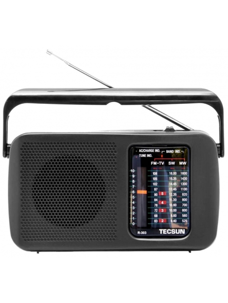 Всеволновый переносной радиоприемник Tecsun R-303 black