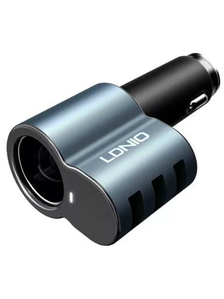 автомобильное зарядное устройство LDNIO АЗУ CM11 3USB*5,1A + micro USB cable black