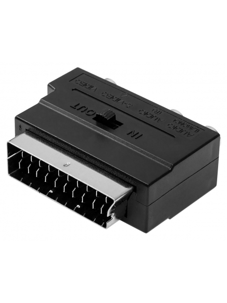 переходник ATcom SCART to 3RCA+SVHS 